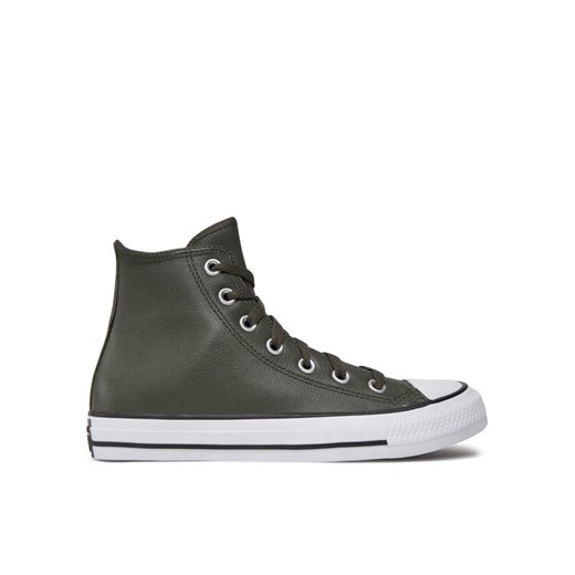 Converse Trampki Chuck Taylor All Star Faux Leather Hi A09481C 371 Zielony ze sklepu MODIVO w kategorii Trampki męskie - zdjęcie 182621996
