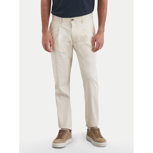 Marc O'Polo Spodnie materiałowe 522 0831 10144 Beżowy Slim Fit ze sklepu MODIVO w kategorii Spodnie męskie - zdjęcie 182622085