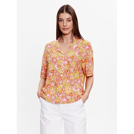 Vans Koszula Resort Floral VN000453 Pomarańczowy Regular Fit ze sklepu MODIVO w kategorii Koszule damskie - zdjęcie 182622137