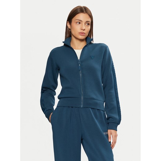 Guess Bluza V2YQ17 K7UW2 Niebieski Regular Fit ze sklepu MODIVO w kategorii Bluzy damskie - zdjęcie 182622139