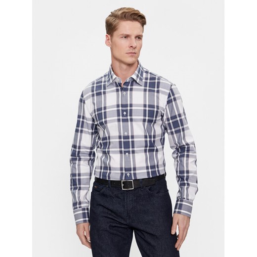 Boss Koszula H-Hank-Kent-C1-214 50508749 Biały Slim Fit ze sklepu MODIVO w kategorii Koszule męskie - zdjęcie 182622175