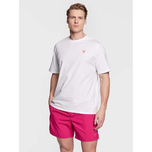 Guess T-Shirt F3GI00 K8HM0 Biały Regular Fit Guess XXL MODIVO