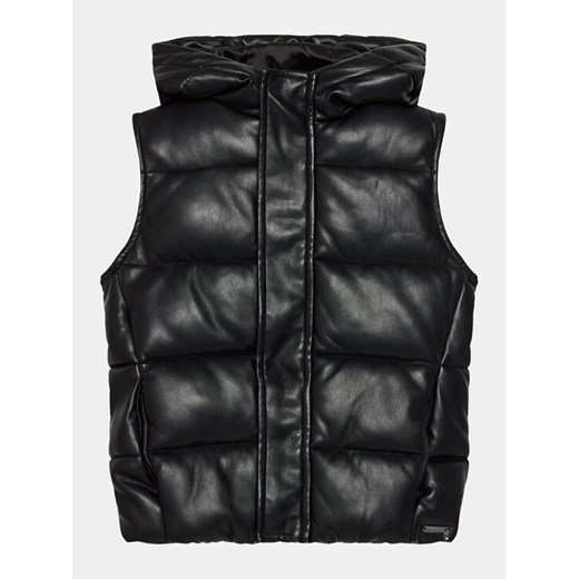 Guess Bezrękawnik J4RN01 WE8D0 Czarny Regular Fit ze sklepu MODIVO w kategorii Kamizelki dziewczęce - zdjęcie 182622258