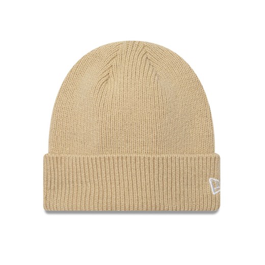 New Era Czapka Wool Cuff Knit Beanie 60424812 Beżowy ze sklepu MODIVO w kategorii Czapki zimowe damskie - zdjęcie 182622327