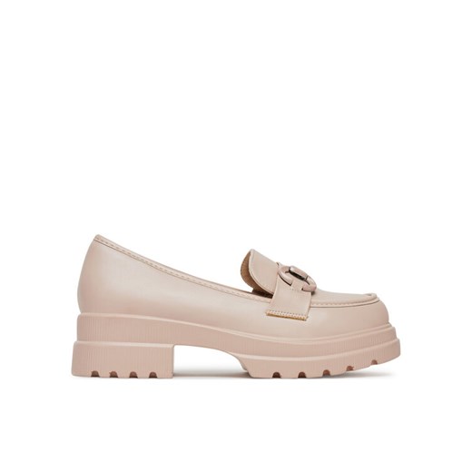 DeeZee Loafersy DFY-18 Beżowy ze sklepu MODIVO w kategorii Półbuty damskie - zdjęcie 182622367