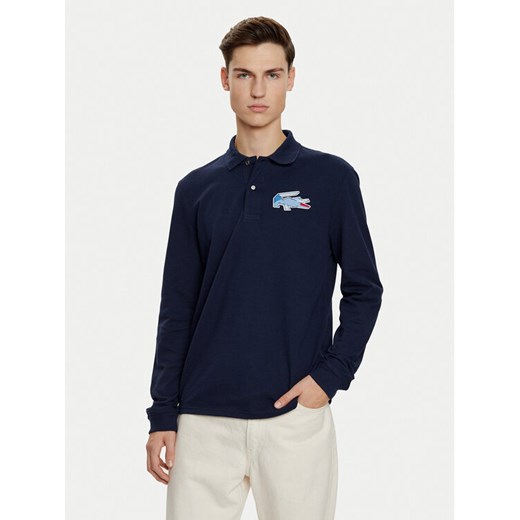 Lacoste Polo PH3597 Granatowy Regular Fit ze sklepu MODIVO w kategorii T-shirty męskie - zdjęcie 182622398