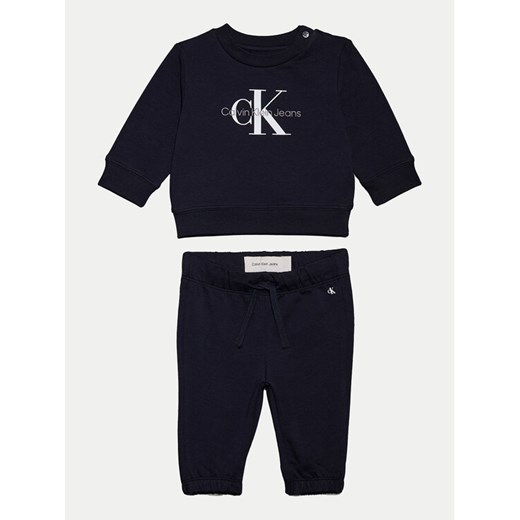 Calvin Klein Jeans Dres Monogram IN0IN00017 Niebieski Regular Fit ze sklepu MODIVO w kategorii Dresy dla niemowlaka - zdjęcie 182622449