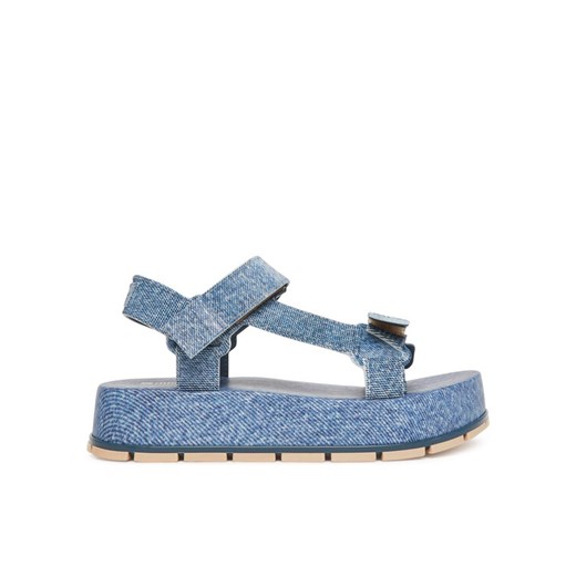Melissa Sandały Melissa Flowing Platform Denim Ad M 36132 Niebieski ze sklepu MODIVO w kategorii Sandały damskie - zdjęcie 182622476