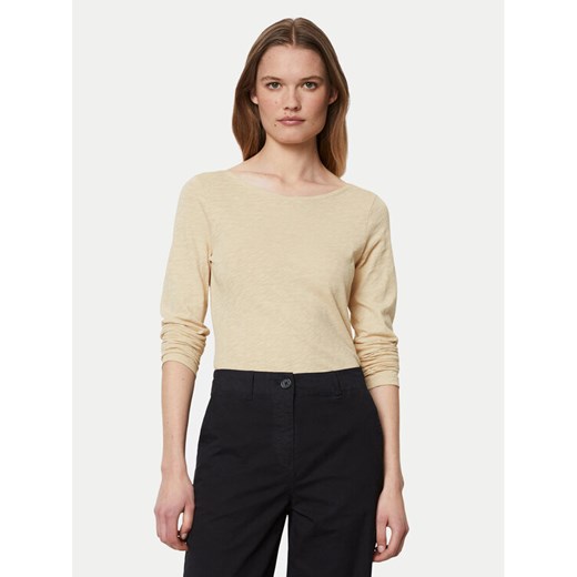 Marc O'Polo Bluzka 406 2261 52199 Beżowy Slim Fit ze sklepu MODIVO w kategorii Bluzki damskie - zdjęcie 182622488
