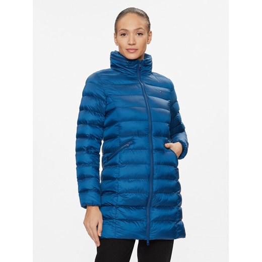 Tommy Hilfiger Kurtka zimowa Global Stripe WW0WW39221 Niebieski Regular Fit ze sklepu MODIVO w kategorii Kurtki damskie - zdjęcie 182622548