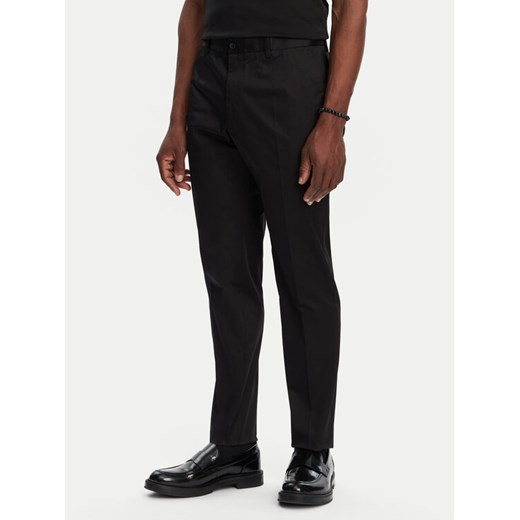 Dolce&Gabbana Spodnie materiałowe GY6IET GI434 N0000 Czarny Regular Fit ze sklepu MODIVO w kategorii Spodnie męskie - zdjęcie 182622555