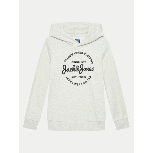 Jack&Jones Junior Bluza Forest 12249715 Biały Standard Fit ze sklepu MODIVO w kategorii Bluzy chłopięce - zdjęcie 182622658