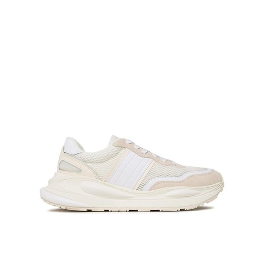 Tommy Jeans Sneakersy Runner EM0EM01170 Beżowy ze sklepu MODIVO w kategorii Buty sportowe męskie - zdjęcie 182622709