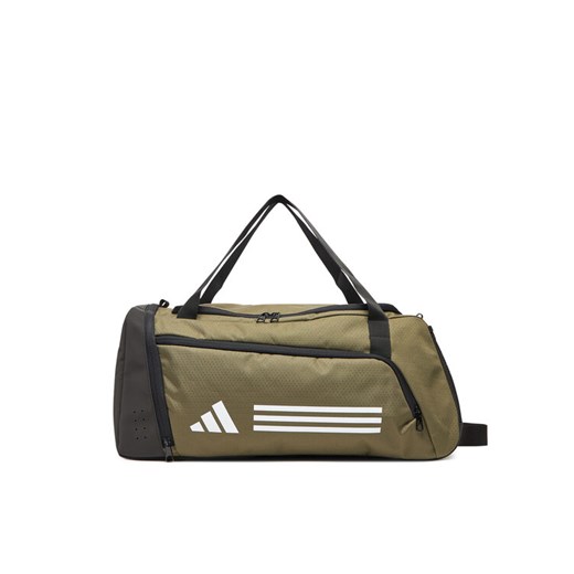 adidas Torba Essentials 3-Stripes Duffel Bag Small IZ1907 Khaki ze sklepu MODIVO w kategorii Torby sportowe - zdjęcie 182622775