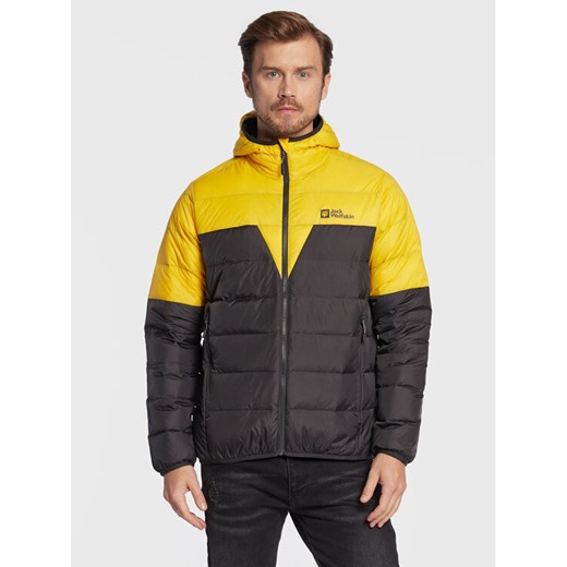 Jack Wolfskin Kurtka puchowa Dna Tundra 1206612 Żółty Regular Fit ze sklepu MODIVO w kategorii Kurtki męskie - zdjęcie 182622819