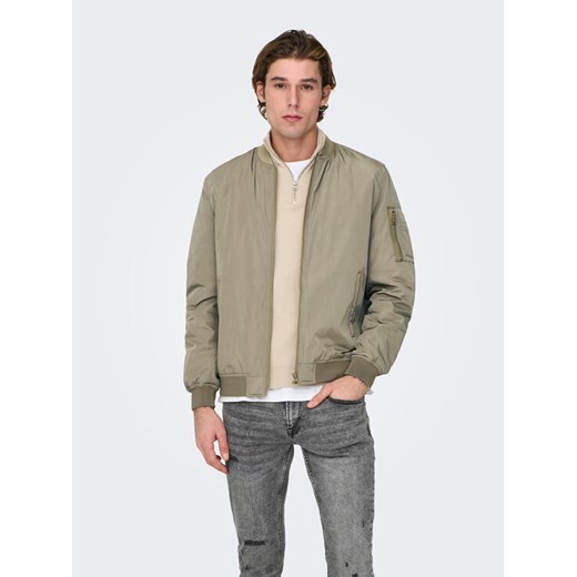 Only & Sons Kurtka bomber Joshua 22023287 Beżowy Regular Fit ze sklepu MODIVO w kategorii Kurtki męskie - zdjęcie 182622858