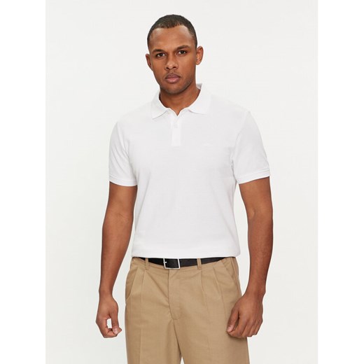 s.Oliver Polo 2138262 Biały Regular Fit ze sklepu MODIVO w kategorii T-shirty męskie - zdjęcie 182622869