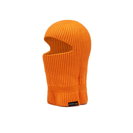 Alpha Industries Kominiarka Label Balaclava 138901 Pomarańczowy ze sklepu MODIVO w kategorii Czapki zimowe męskie - zdjęcie 182622907