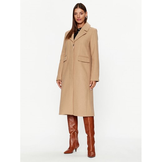 YAS Płaszcz przejściowy 26030713 Beżowy Regular Fit ze sklepu MODIVO w kategorii Płaszcze damskie - zdjęcie 182622938