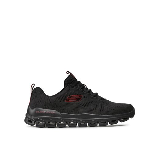 Skechers Sneakersy Fasten Up 232136/BBK Czarny ze sklepu MODIVO w kategorii Buty sportowe męskie - zdjęcie 182622947
