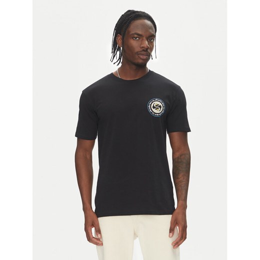 Quiksilver T-Shirt Circle Back Ss EQYZT08054 Czarny Regular Fit ze sklepu MODIVO w kategorii T-shirty męskie - zdjęcie 182622998
