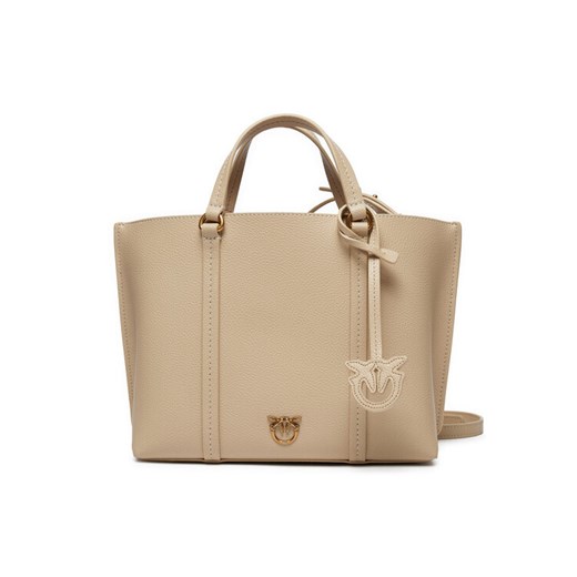 Pinko Torebka Carrie Shopper Classic AI 24-25 PLTT 102833 A1LF Beżowy Pinko OS MODIVO
