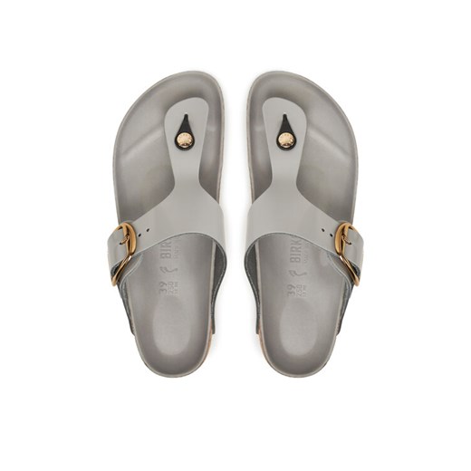 Birkenstock Japonki Gizeh Big Buckle Hex 1029507 Szary ze sklepu MODIVO w kategorii Klapki damskie - zdjęcie 182623088