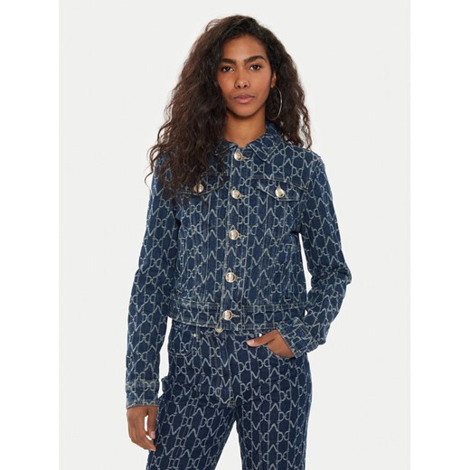 Marciano Guess Kurtka jeansowa Bea 4YGL21 7145A Granatowy Regular Fit ze sklepu MODIVO w kategorii Kurtki damskie - zdjęcie 182623098
