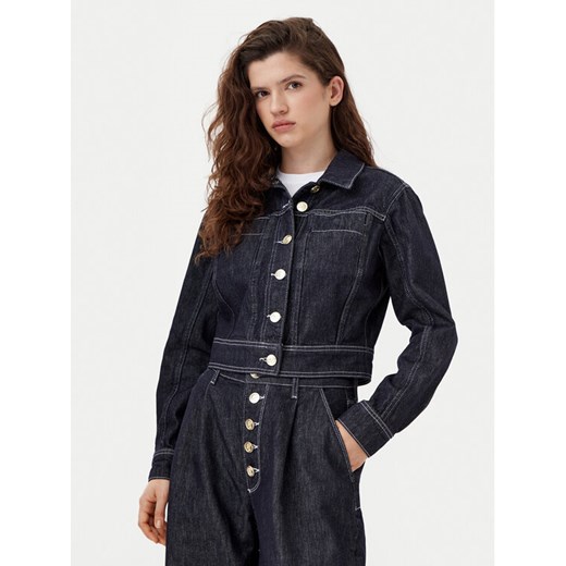 KARL LAGERFELD Kurtka jeansowa A1W14048 Granatowy Regular Fit ze sklepu MODIVO w kategorii Kurtki damskie - zdjęcie 182623109