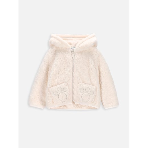 Coccodrillo Bluza ZC3132601SGN Écru Regular Fit ze sklepu MODIVO w kategorii Bluzy i swetry - zdjęcie 182623117