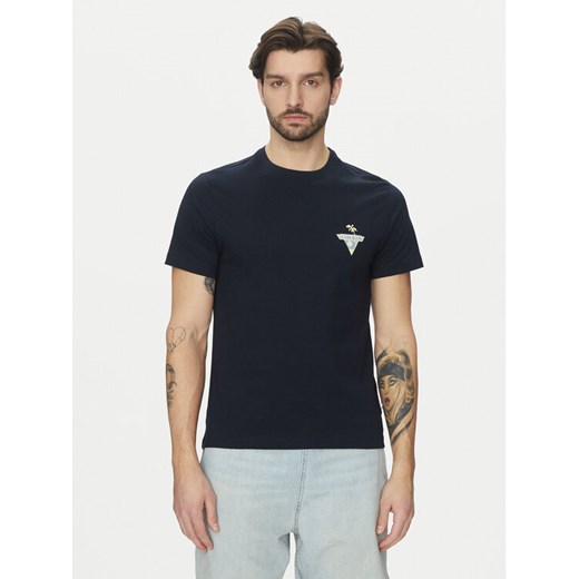 Guess Jeans T-Shirt M5GI55 K8FQ4 Granatowy Regular Fit ze sklepu MODIVO w kategorii T-shirty męskie - zdjęcie 182623148