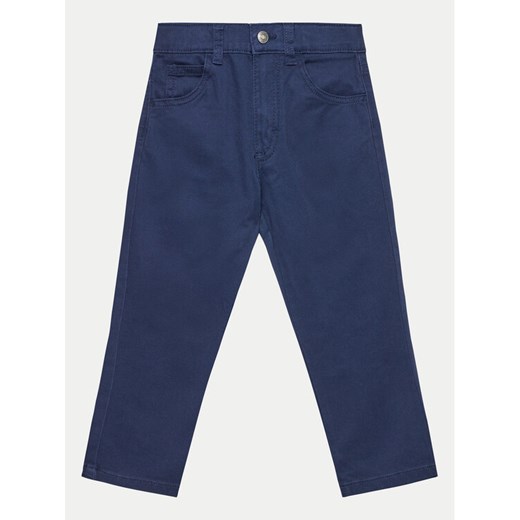 United Colors Of Benetton Spodnie materiałowe 4HM6GE009 Granatowy Regular Fit ze sklepu MODIVO w kategorii Spodnie chłopięce - zdjęcie 182623317