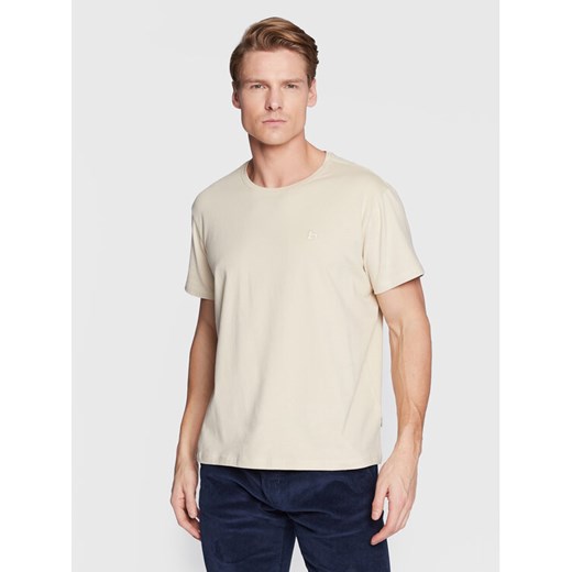 Blend T-Shirt Dinton 20714824 Écru Regular Fit ze sklepu MODIVO w kategorii T-shirty męskie - zdjęcie 182623318