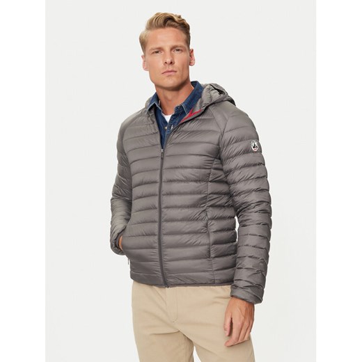 Jott Kurtka puchowa Nico P000MDOW01 Szary Slim Fit ze sklepu MODIVO w kategorii Kurtki męskie - zdjęcie 182623319