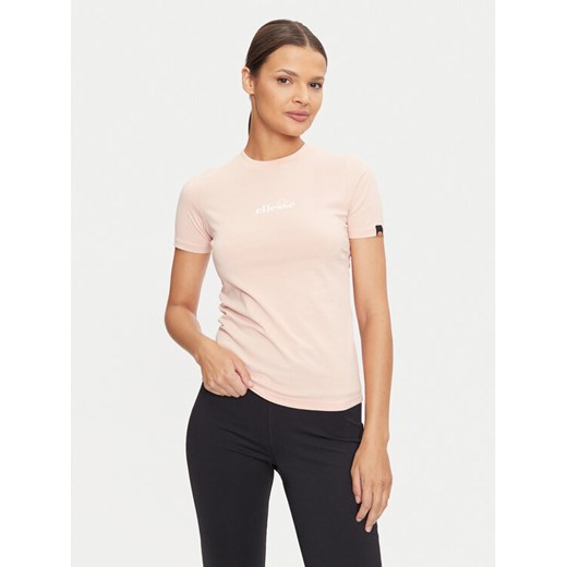 Ellesse T-Shirt SGP16458 Różowy Regular Fit ze sklepu MODIVO w kategorii Bluzki damskie - zdjęcie 182623366
