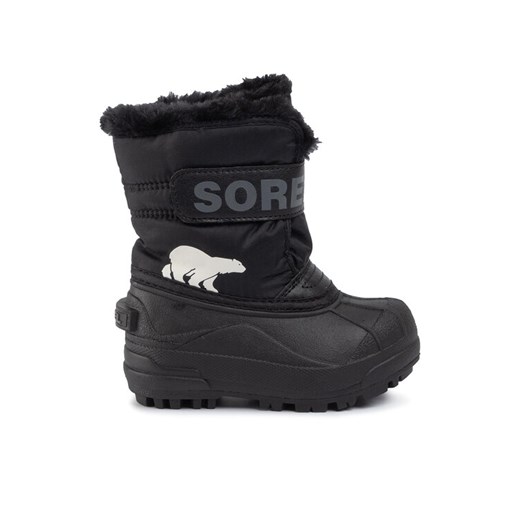 Sorel Śniegowce Childrens Snow Commander NC1960 Czarny ze sklepu MODIVO w kategorii Buty zimowe dziecięce - zdjęcie 182623369
