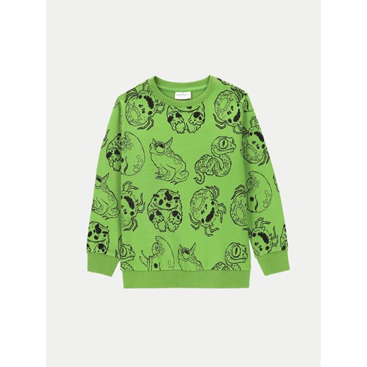 Coccodrillo Bluza ZC4132101GBK Zielony Regular Fit ze sklepu MODIVO w kategorii Bluzy chłopięce - zdjęcie 182623425