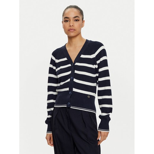 U.S. Polo Assn. Kardigan WUP0806 Granatowy Regular Fit ze sklepu MODIVO w kategorii Swetry damskie - zdjęcie 182623438