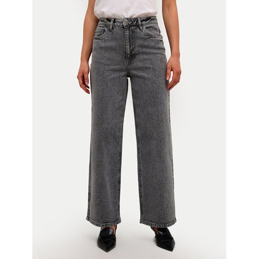 Kaffe Jeansy Ryana 10508745 Szary Wide Leg ze sklepu MODIVO w kategorii Jeansy damskie - zdjęcie 182623455