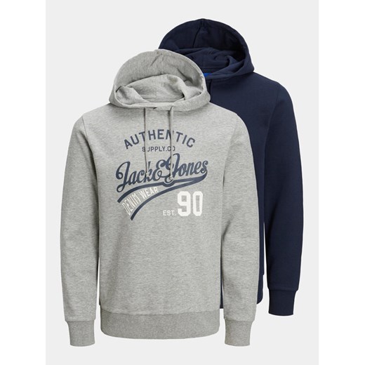 Jack&Jones Komplet 2 bluz Ethan 12221273 Kolorowy Regular Fit ze sklepu MODIVO w kategorii Bluzy męskie - zdjęcie 182623488