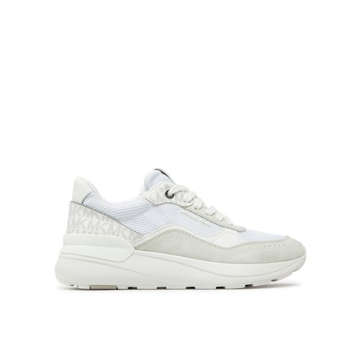 MICHAEL Michael Kors Sneakersy Trevor Mixed-Media Trainer 42F4TRFS7D Biały ze sklepu MODIVO w kategorii Buty sportowe męskie - zdjęcie 182623497