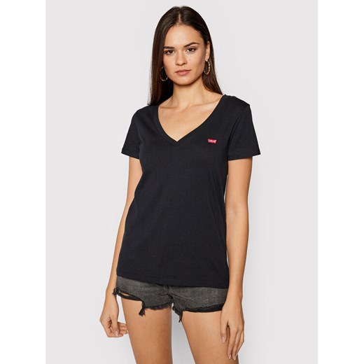 Levi's® T-Shirt Perfect Tee 85341-0003 Czarny Regular Fit ze sklepu MODIVO w kategorii Bluzki damskie - zdjęcie 182623507