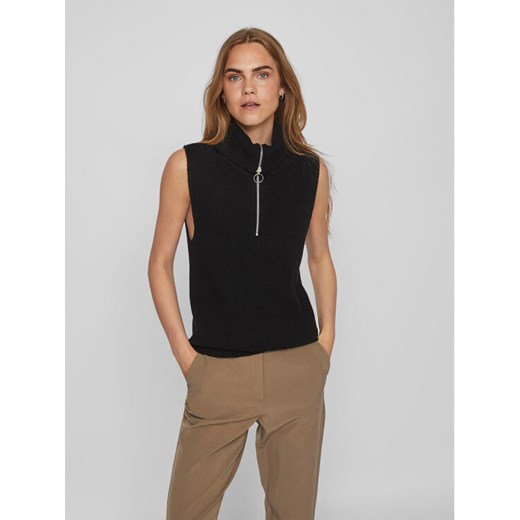 Vila Sweter 14084214 Czarny Regular Fit ze sklepu MODIVO w kategorii Swetry damskie - zdjęcie 182623509
