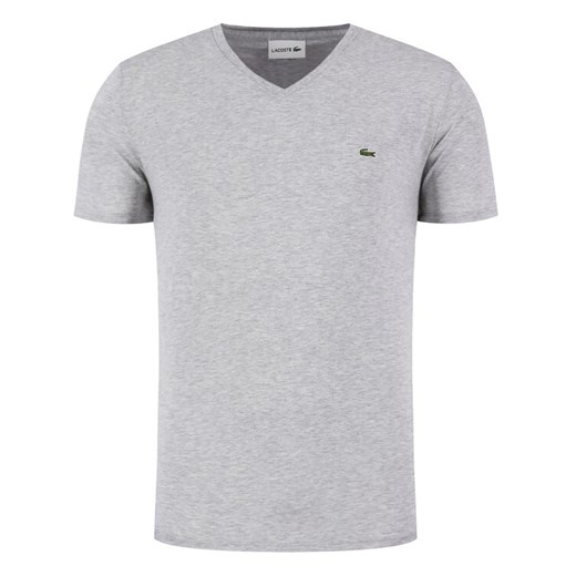 Lacoste T-Shirt TH6710 Szary Regular Fit ze sklepu MODIVO w kategorii T-shirty męskie - zdjęcie 182623537