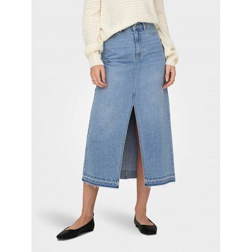 JDY Spódnica jeansowa Bella 15317441 Niebieski Regular Fit ze sklepu MODIVO w kategorii Spódnice - zdjęcie 182623598