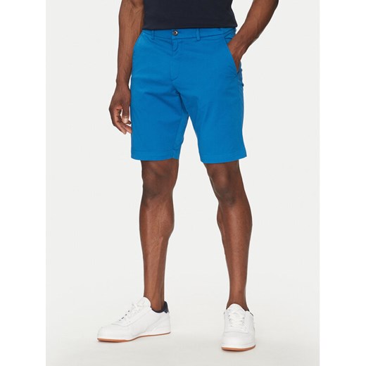 Hechter Paris Szorty materiałowe 26664 151365 Niebieski Regular Fit ze sklepu MODIVO w kategorii Spodenki męskie - zdjęcie 182623645