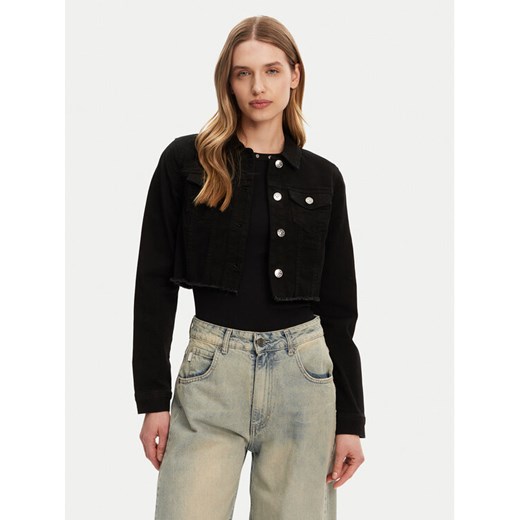 ONLY Kurtka jeansowa Woder 15256098 Czarny Regular Fit ze sklepu MODIVO w kategorii Kurtki damskie - zdjęcie 182623705