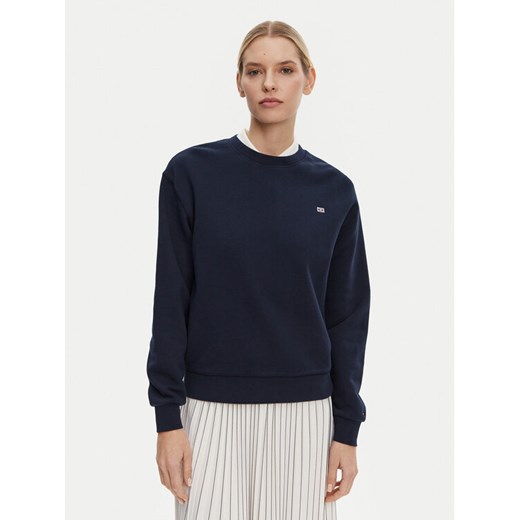 Tommy Hilfiger Bluza WW0WW45980 Granatowy Regular Fit ze sklepu MODIVO w kategorii Bluzy damskie - zdjęcie 182623716