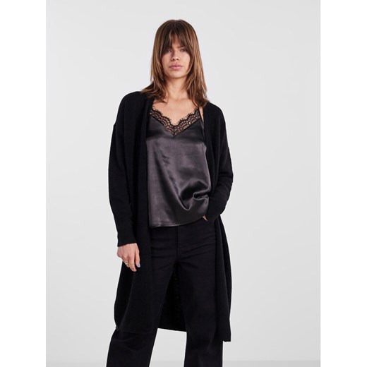 Pieces Kardigan 17139787 Czarny Regular Fit ze sklepu MODIVO w kategorii Swetry damskie - zdjęcie 182623728