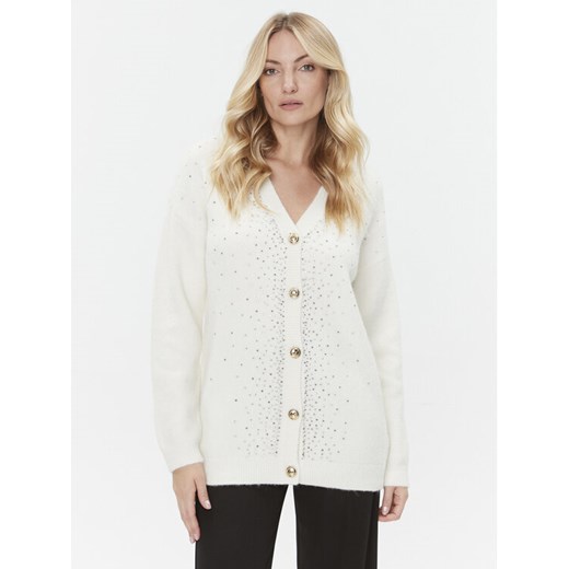 Marciano Guess Kardigan 3BGR17 5786Z Beżowy Regular Fit ze sklepu MODIVO w kategorii Swetry damskie - zdjęcie 182623738